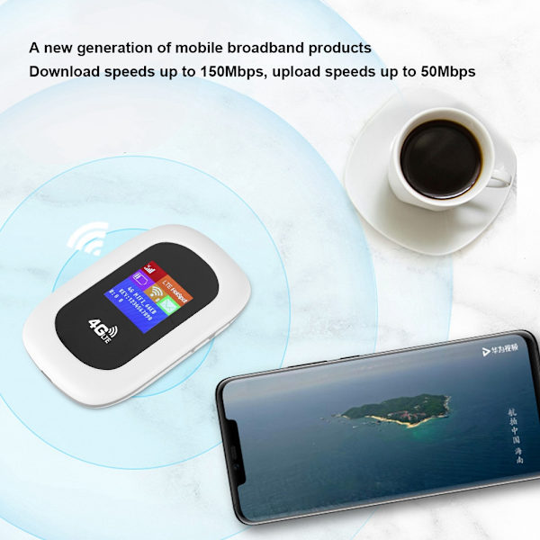 4G LTE netværkskort LCD bærbar WIFI netværkskort adapter USB flash-disk