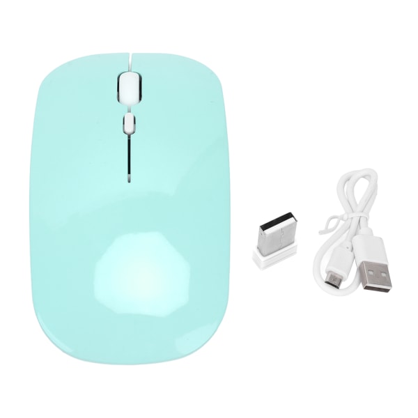 2,4G langaton hiiri 2-moodia 1600 DPI:n kannettava optinen hiiri USB -nanovastaanottimella Office Home -kannettavalle PC-puhelimelle Green