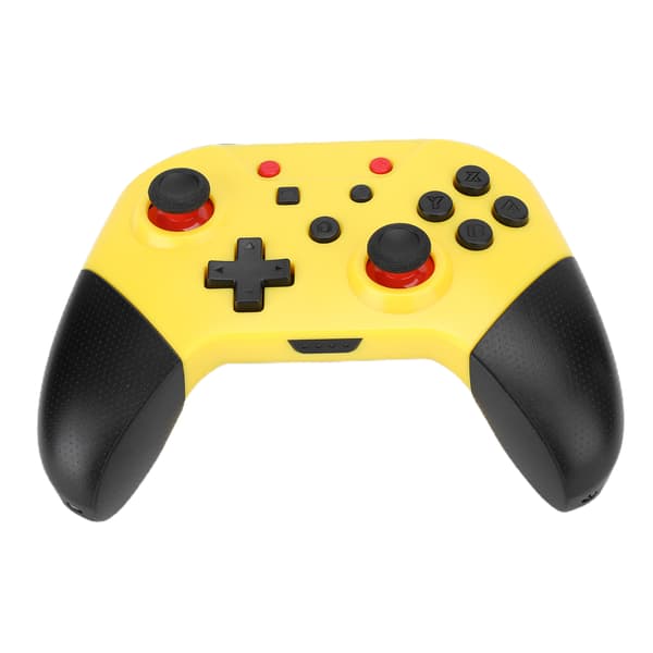Trådløs Bluetooth-gamepad med full funksjon og NFC 3D-spilljoystick for Switch ProYellow