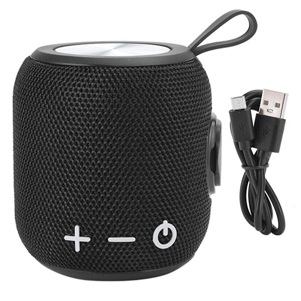 Mini langaton Bluetooth-kaiutin vedenpitävä kannettava äänikaiutin Bluetooth 5.0Musta