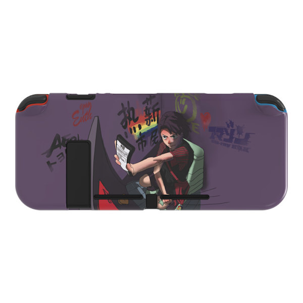 Dockningsbar skyddande väska för Nintendo Switch, mjuk TPU slim case cover för NS-konsol och Joy-Con-kontroller