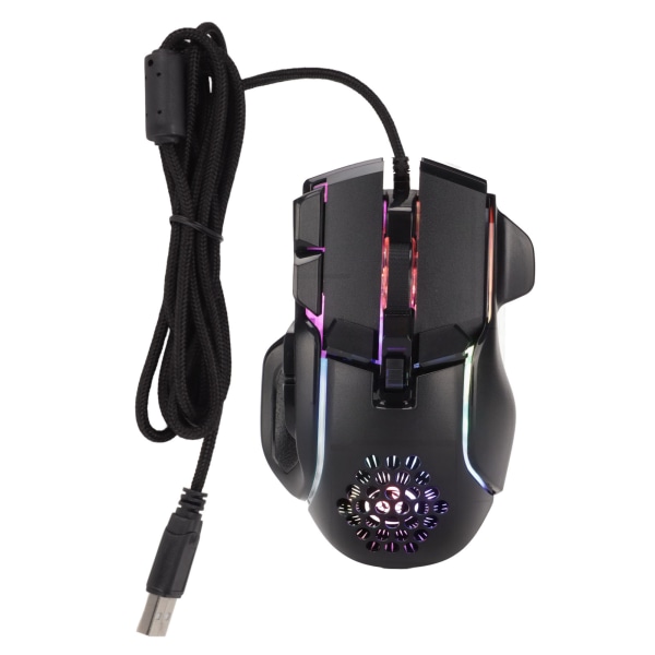 Mekaaninen langallinen hiiri 13 RGB-tehostetta 6 DPI-tasoa Enintään 12800DPI Ergonominen pelihiiri Winille