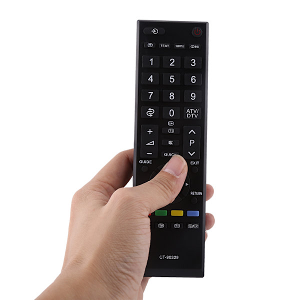 Ny sort universel fjernbetjening CT-90329 controller til Toshiba LCD Smart TV