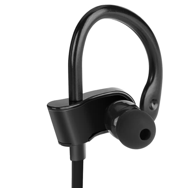 Langaton Bluetooth-kuuloke Stereo Sport -kuuloke iPhone Android -puhelimeen Musta