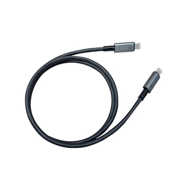 USB 4-kabel, Thunderbolt 4-kabel, USB-C til USB C-kabel 1 meter, 8K@60Hz-skjerm/40 Gbps dataoverføring/240 W PD-lading