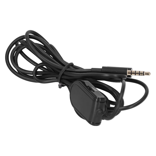 Kuulokemikrofonin äänikaapeli, jossa äänenvoimakkuuden säätö ja mikrofoni Logitech-pelikuulokkeille