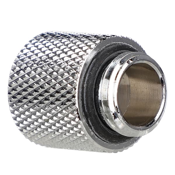 G1/4 Utvidet sete datamaskin vert vannkjølingssystem tilbehør 15mm kromplate(Sølv)
