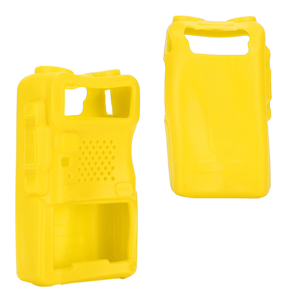 F8 Walkie Talkie skyddande fodral för Baofeng UV-5R UV-5RA UV-5RB UV-5RC UV-5RD UV-5RE Gul