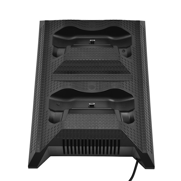 1 stk. Kølestativ Oplader Fan Opladningsstation USB HUB til Xbox One SLIM Konsol Sort