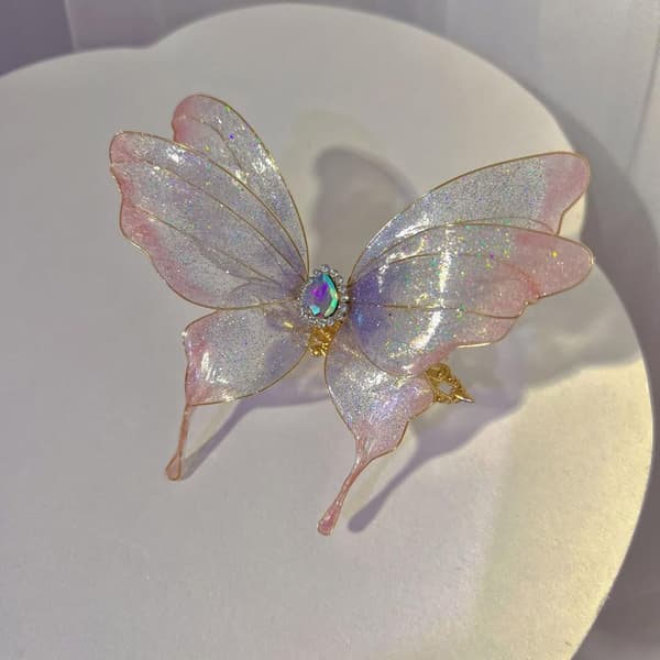 Mode Butterfly Designs Håraccessoar Lätt Och Bekväm Att Bära Pink