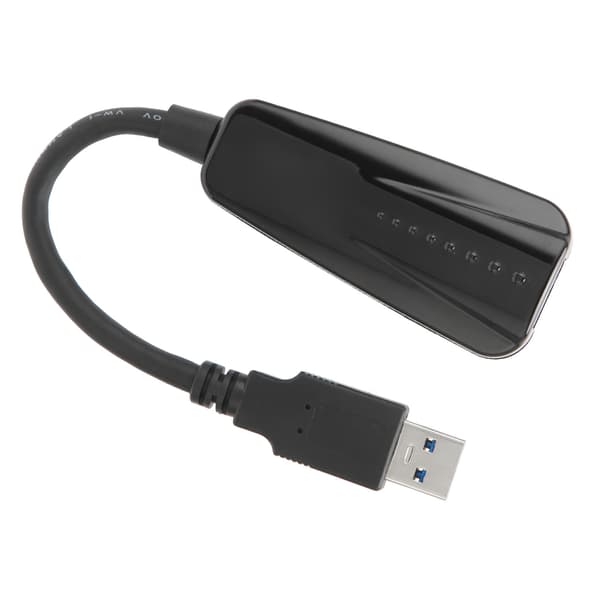 USB til Ethernet-adapter 10/100/1000M USB 3.0 til RJ45 LAN ABS Net-adapter kompatibel med Windows for Linux for OS X
