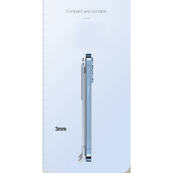 Tablet Stand, Fuldt Justerbar Foldbar Skrivebordsstand til iPad, Samsung, Nintendo, Alle Mobile Enheder (4.6-12.9’’)