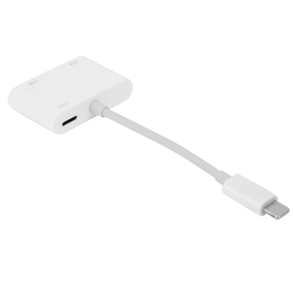 USB 3.0-adapter 3 i 1 adapter splitter kameraomformer hub datamaskintilbehør