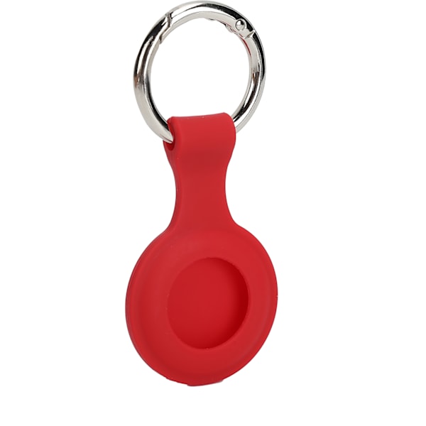 Locator Silicone Protective Sleeve Cover with Keyring Accessories AntiLost for IOS(Red )