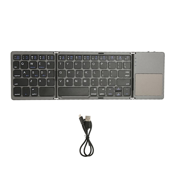 Wireless Folding Keyboard Touchpad USB Charge BT3.0 Auto Sleep Slim Light Portable Keyboard for Laptop Tablet Phone