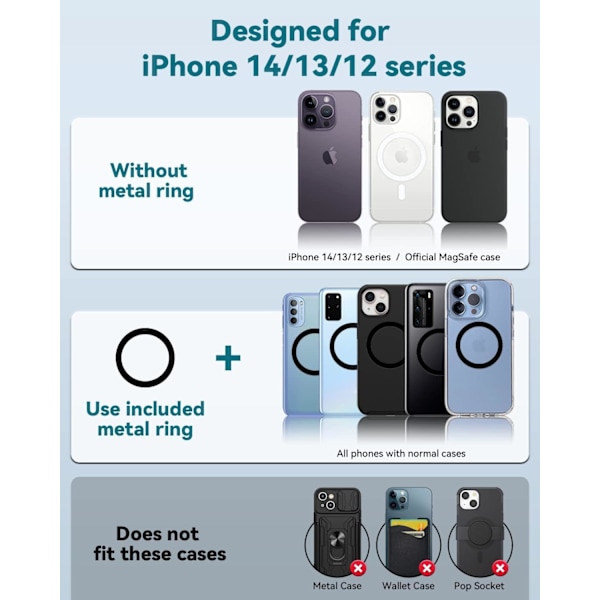 för Tesla Telefonhållare för Tesla Model 3/Y Magnetisk Telefonhållare Magsafe Telefonfäste Passar Tesla Model Y/3 Tillbehör 202 sliver