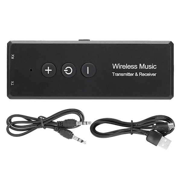 ZF-360A 3 i 1 ABS Bluetooth 5.0 Sender Modtager 300mAh Batterikapacitet Trådløs 3,5 mm Lydadapter