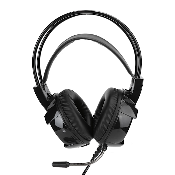 USB Gaming Headset 7.1 Surround Indbygget Lydkort Støjreducerende Mikrofon RGB Lys