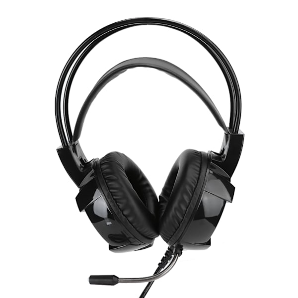 USB Gaming Headset 7.1 Surround Innebygd Lydkort Støydempende Mikrofon RGB Lys