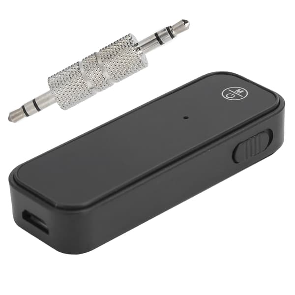 Bil Bluetooth 5.0 Mottaker Sender 2 i 1 Mini Trådløs Lydadapter 3.5MM Aux