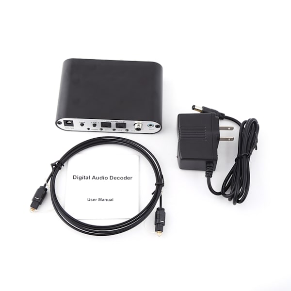 Digital DTS AC3 Audio Surround Sound Decoder Optisk till Analog SPDIF Pro