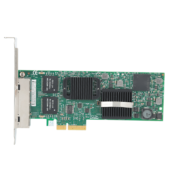 För Intel 82575Eb GB PCI E 4-portars Gigabit nätverkskort EXPI9404VT för DELL YT674-version