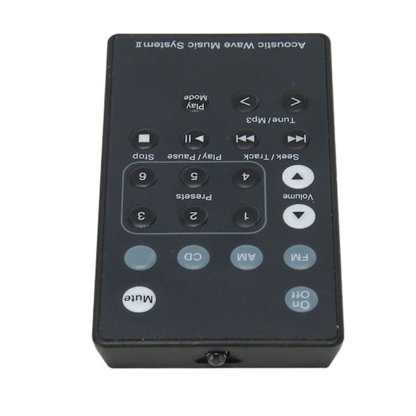 Fjernkontroll erstatning for Sound Touch Wave Music Radio System I II III IV for CD AWRCC1 AWRCC2 AWRCC3 Svart