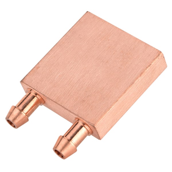 Kobber Vannkjølingsblokk for Grafikk GPU Hoved CPU 40 * 40 * 10mm