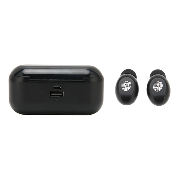 Bluetooth-hodetelefoner med berøringskontroll, True Wireless-ørepropper med ladeetui for iPhone og Android