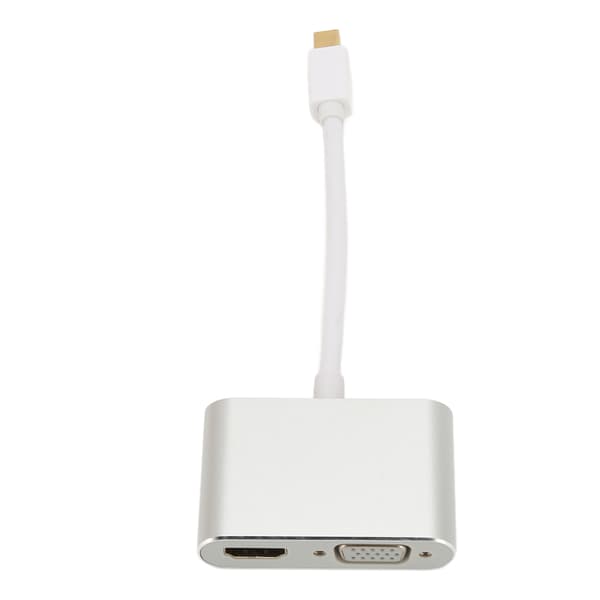 MiniDP till HD Multimedia Interface VGA-adapter Plug and Play 4Kx2K 2 i 1 videokonverteradapter