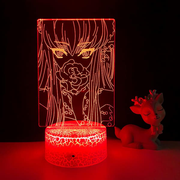Anime 3D Lampe Code Geass for Soveromsdekor Nattelys Bursdagsgave Manga Code Geass Led Nattelys Sengelampe