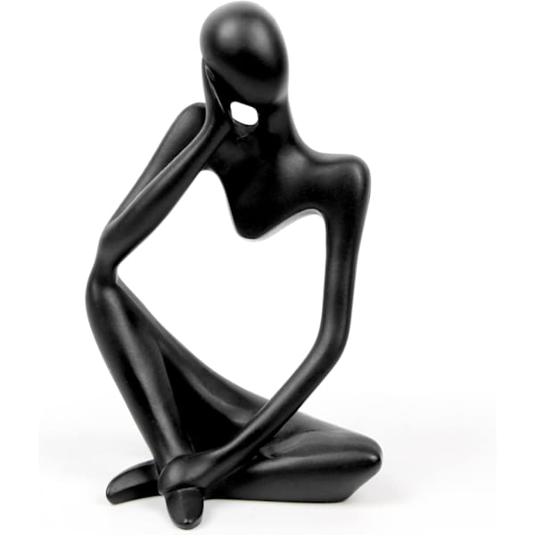 Resin Thinker Style Abstrakt Skulptur Statue Hjemmeinnredning Aksenter Samleobjekter Figurer Hjemmekontor Bokhylle Skrivebordsdekor
