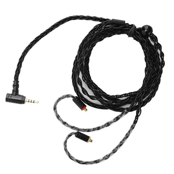 25 Core Silver Plated Cable OFC Upgrade Audio Cable til MMCX Connector til Shure SE215Black 2.5 Balanced Head