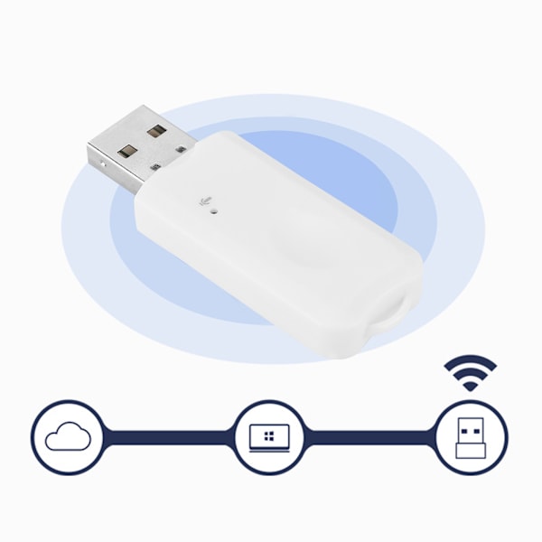 BT-Q2 Trådløs Bluetooth Audio Dongle Adapter for Mobiltelefon Bil Hjem Musikk Dock (Oransje)