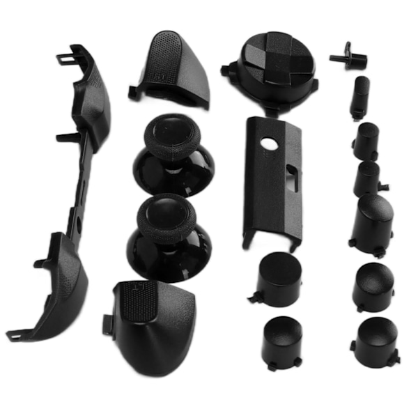 Full Game Controller Button Set Replacement Handles Accessories Kits för Xbox Series XBlack