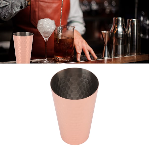 Drikkekop 304 Rustfrit Stål Hammered Multipurpose Moscow Mule Krus til Bar Hjem Platering Copper