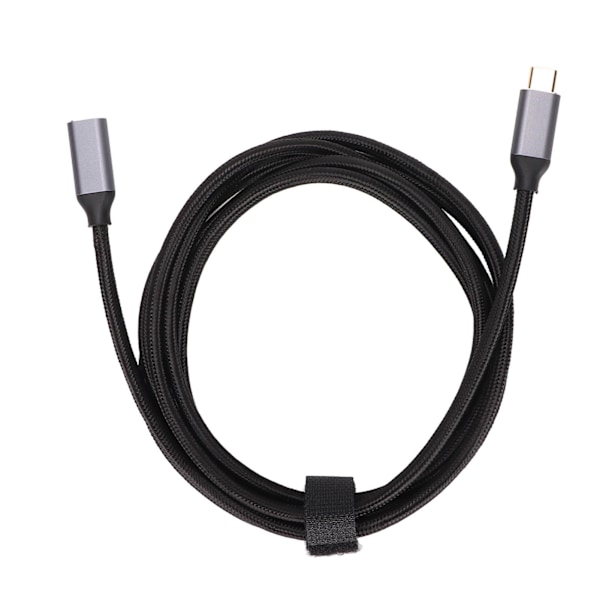 Typ C-förlängningskabel 4K 60Hz upplösning 10 Gbps slitstark typ C-hane till typ C-hona med aluminiumhölje 200 cm
