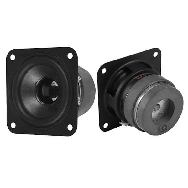 2 st 2\" 61mm Full Frequency-högtalare 8Ω Dual Magnetic High Sensitivity DIY Bass Spe