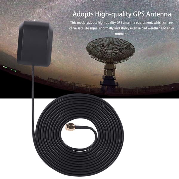 2 stk. SMA han-interface super signal GPS-navigatorantenne bil-dvd-antenne