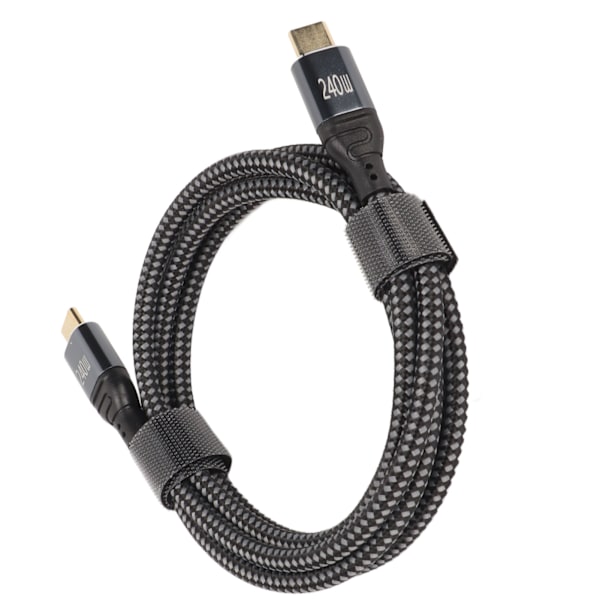 USB C til USB C-kabel PD240W USB2.0 Type C-interface 480 Mbps USB C-han til C-han dobbelt data-kabel 150 cm