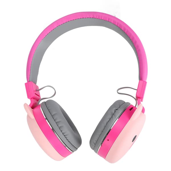 Børneheadset Søde Dyr Bluetooth 5.0 Børnehovedtelefoner med Mikrofon til Børn Lille Rød Gris