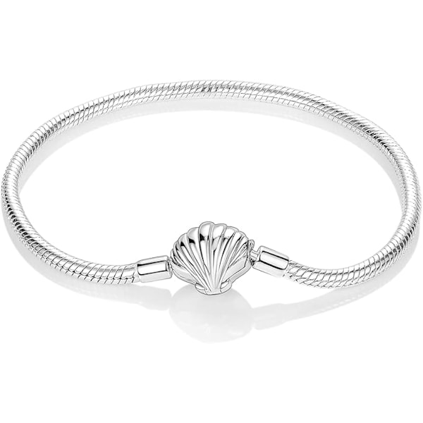 925 Sterling Sølv Slangekæde Charm Armbånd Butterfly Solsikke Hjerte med 5A Kubisk Zirkonia Armbånd til Kvinder