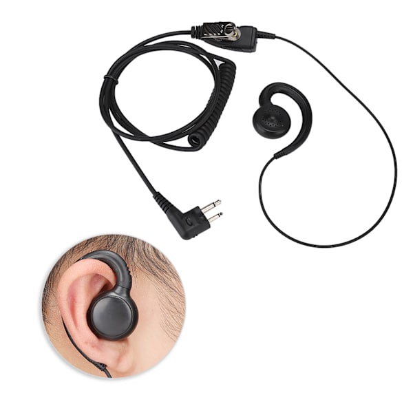 AEH3000-M1A Walkie Talkie Tvåvägsradio Svart Headset Mic för Motorola