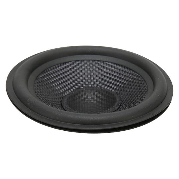 Papirhøyttalerkonus Trommepapir 1 Tommers Indre Diameter Gummi Surround Subwoofer Konuser Trommepapir for 4 Tommers Høyttaler