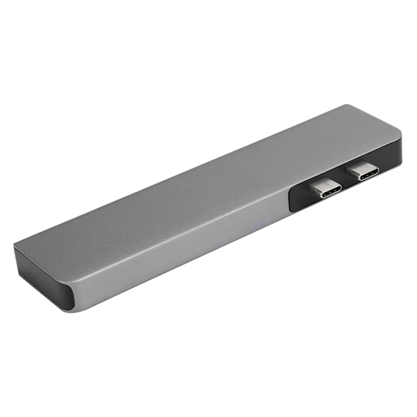 Harmaa 7-in-1 USB-C - Type-C 3xUSB 3.0 Hub HDMI Rj45 Ethernet Mini SDTF OTG -sovitin