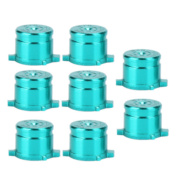 2 sett aluminiumlegering funksjonshjelpknapp-kontroller erstatningsdeler passer for PS4Grønn