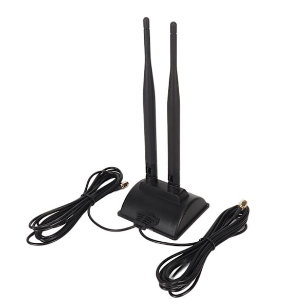 Dobbelt WiFi-antenne 2,4 GHz 5 GHz 5,8 GHz 6DBI høj forstærkning justerbar vinkel magnetisk base RP SMA han-antenne til router