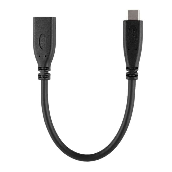 USB 3.1 Typ-C hane till hona laddningsdata synkroniseringsförlängningskabel 20CM