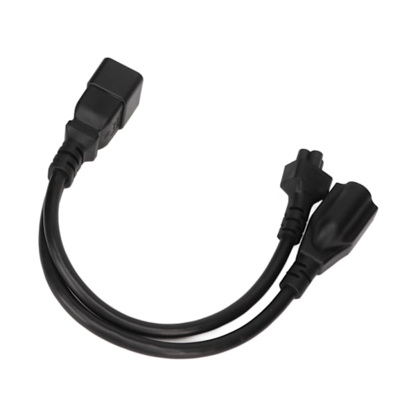 IEC320 C20 til IEC320 C5 5 15R Strømkabel Han til Hun Standard Heavy Duty Y Splitter Adapter Kabel  125‑ 1.0ft