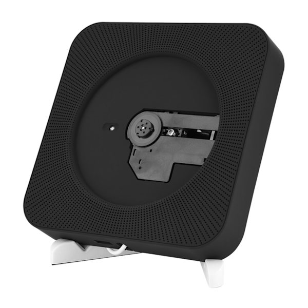 Ny väggmonterad Bluetooth CD-spelare högtalare med fjärrkontroll (svart)